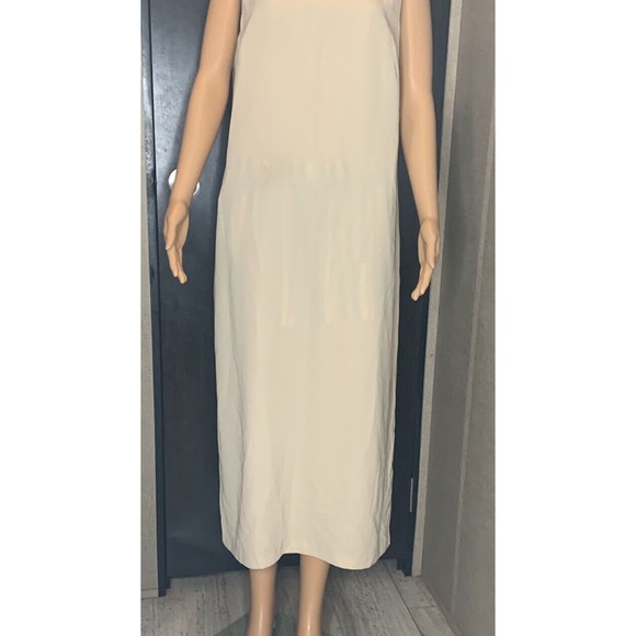 Anna Maxwell size 16w beige maxi dress with tie waist - Picture 8 of 11